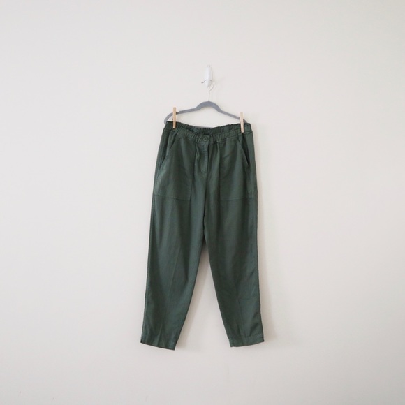 Eileen Fisher Nori Organic Cotton Twill Pants - Picture 2 of 10